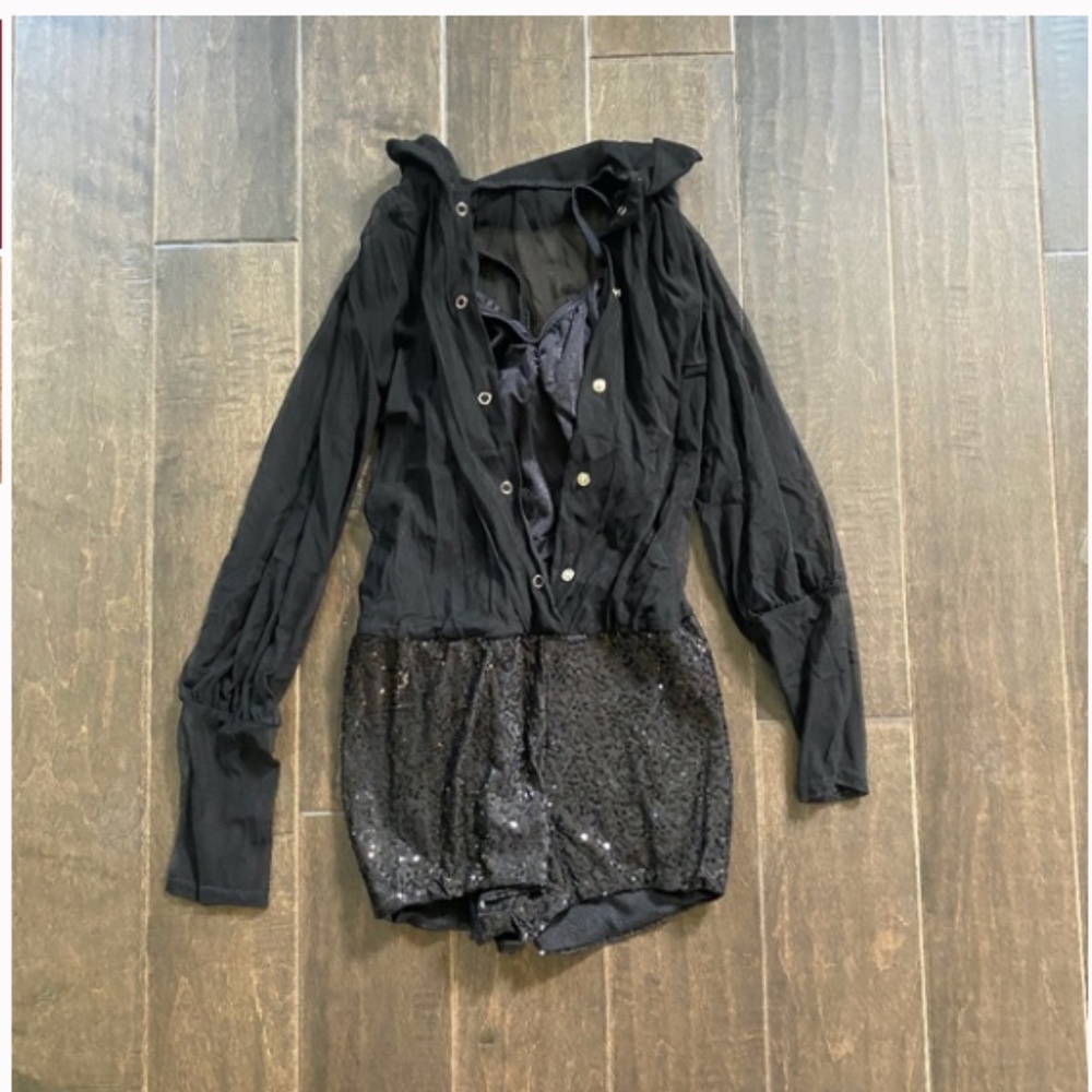 Black "Strike Force" Long Sleeve Costume with mask
